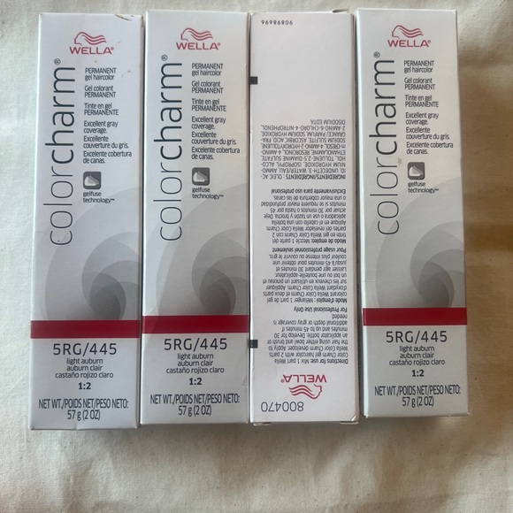 Wella colour charm hair colour permanent 5RG/445 - Picture 2 of 4